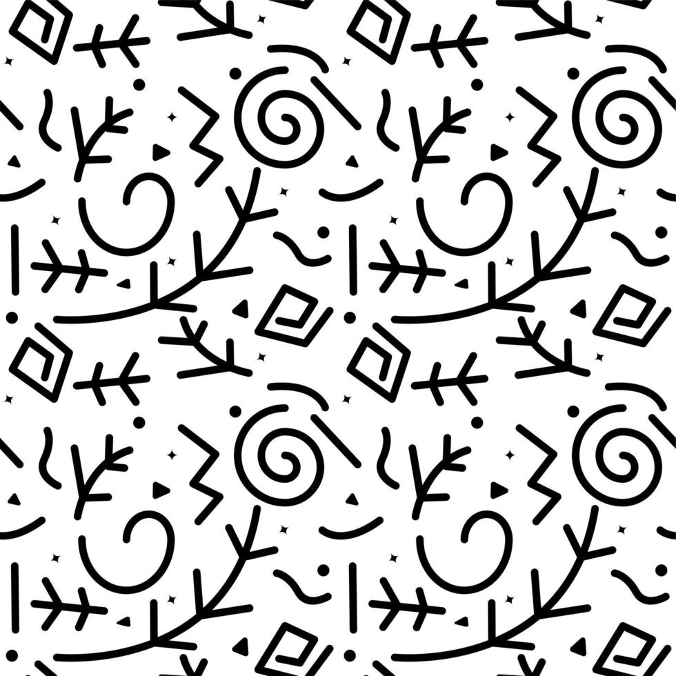 Abstractc line seamless pattern vector