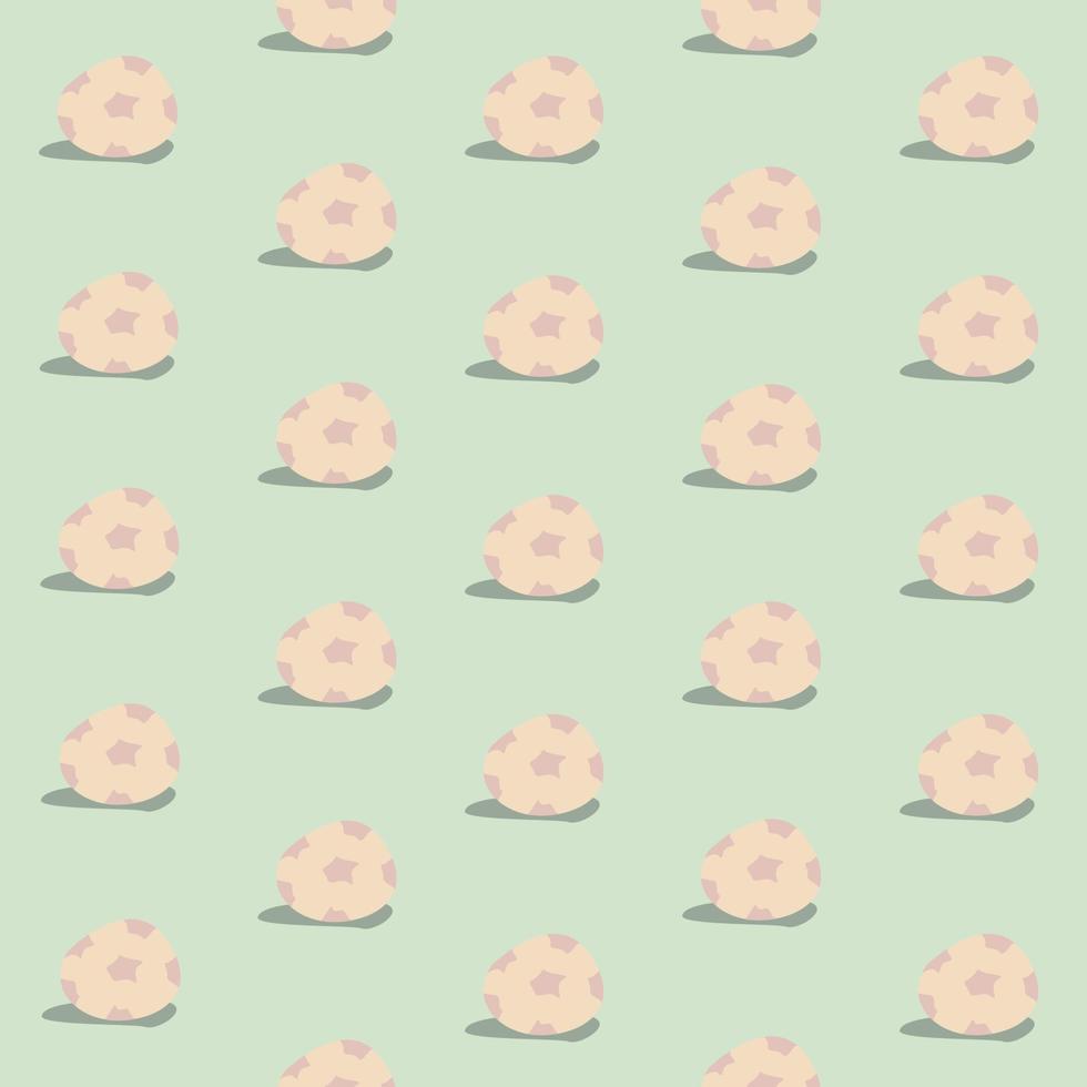 Seamless pattern of soccer ball vector