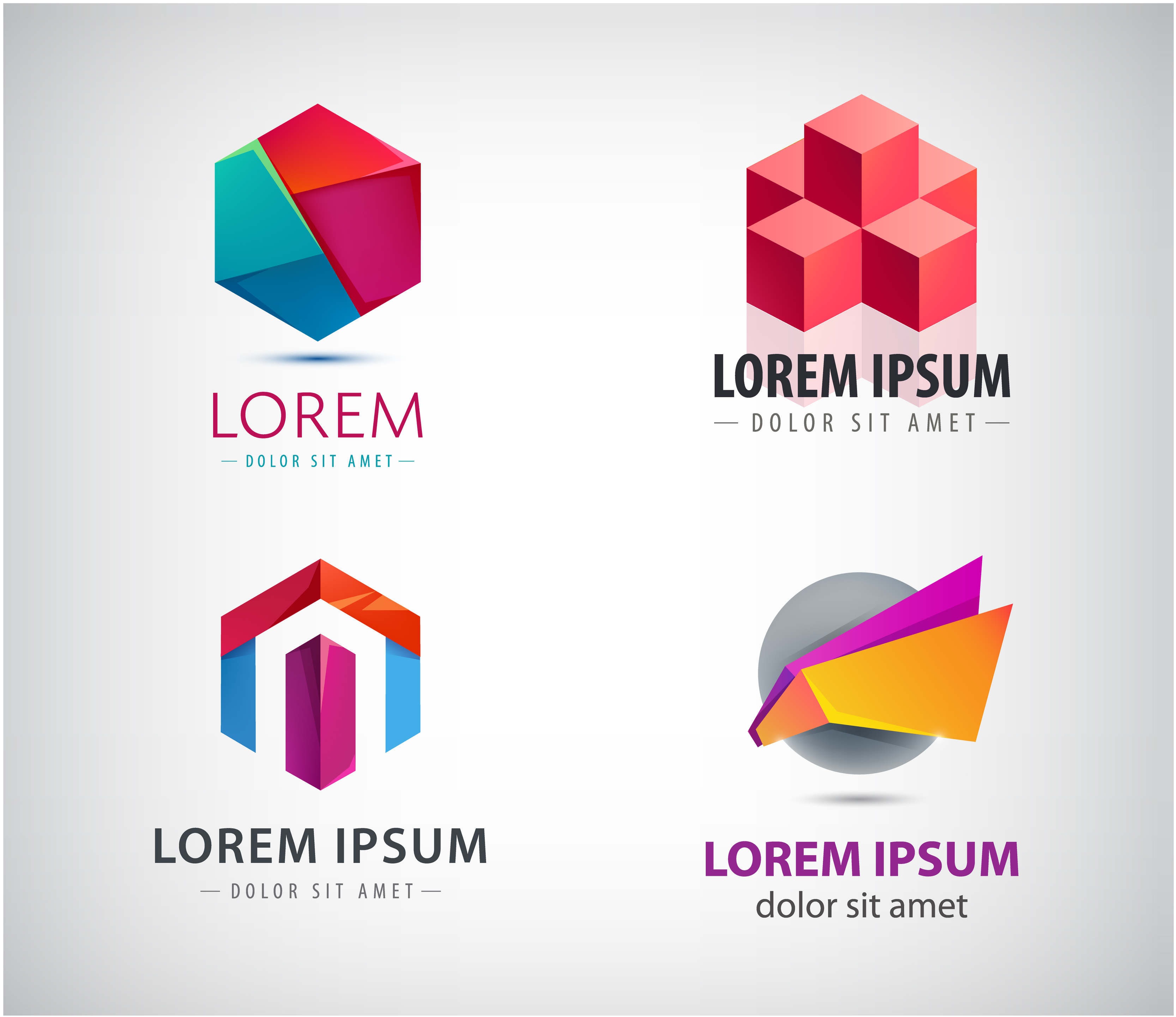 Color Block Logos, Color Block Logo Maker