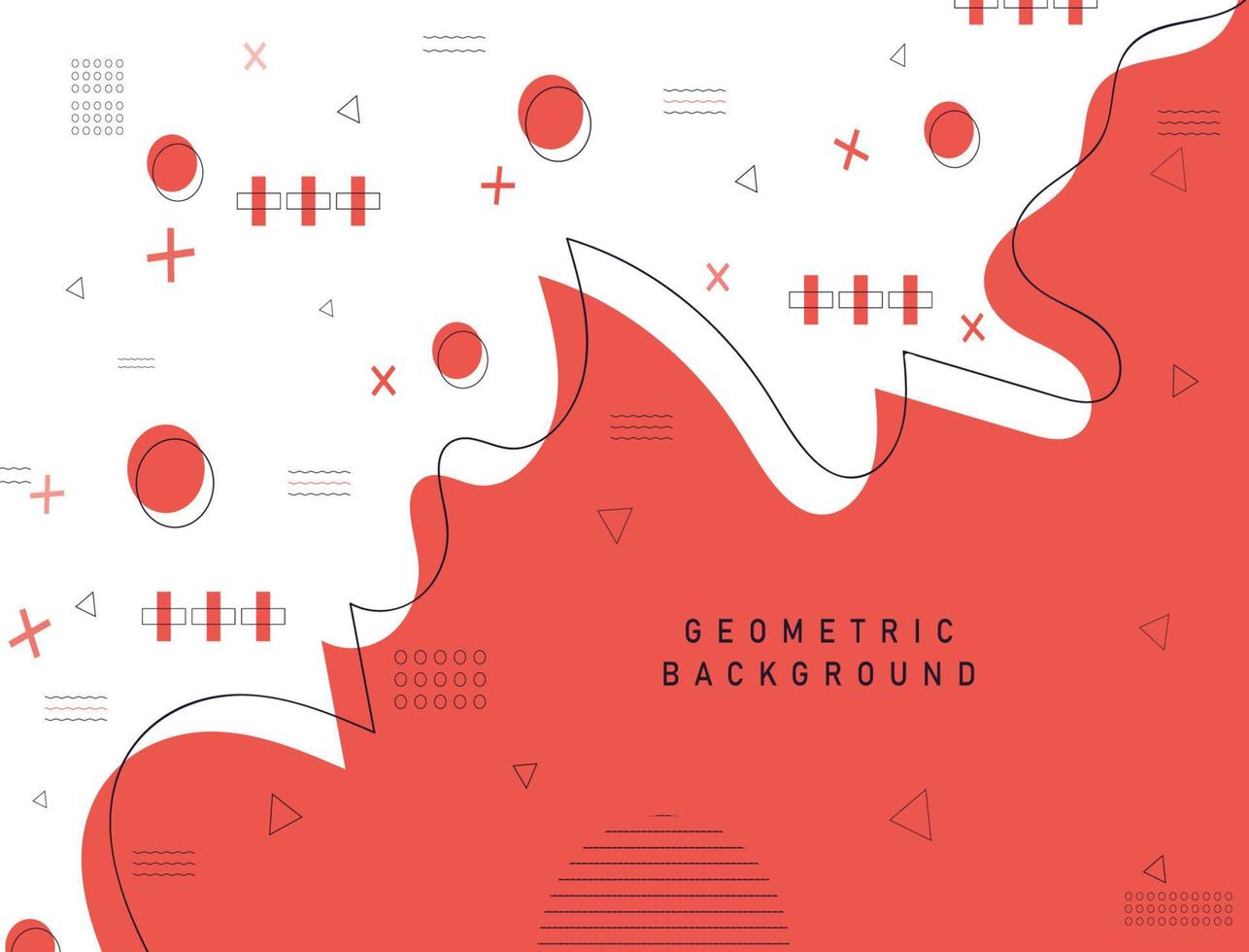 Geometric Background Design vector