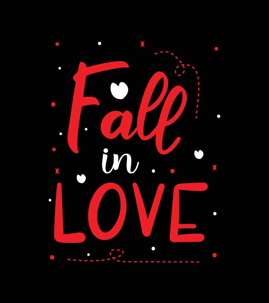 fall in love vector