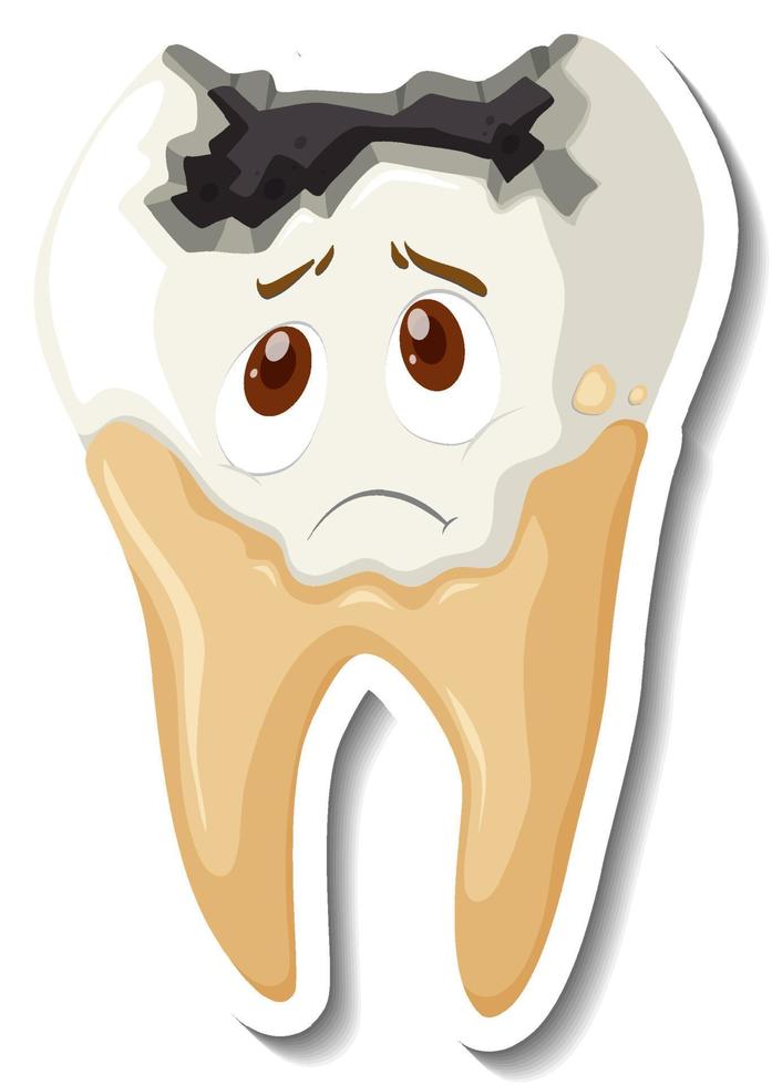 caries con cara triste vector