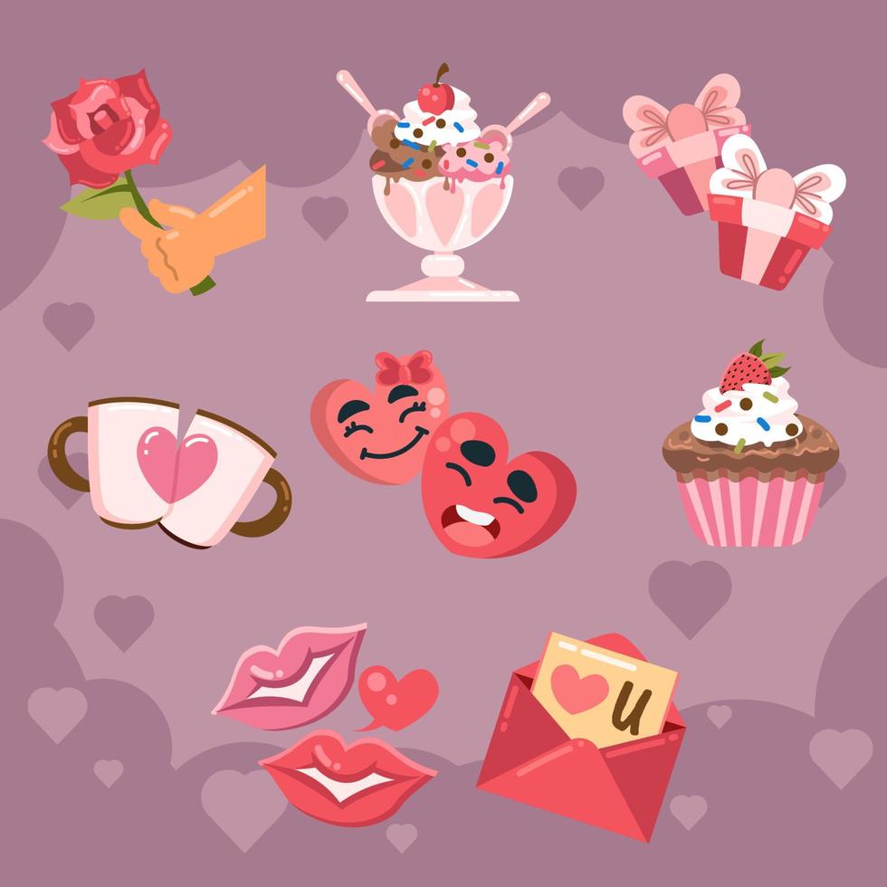 Couple Items for Valentines Day vector