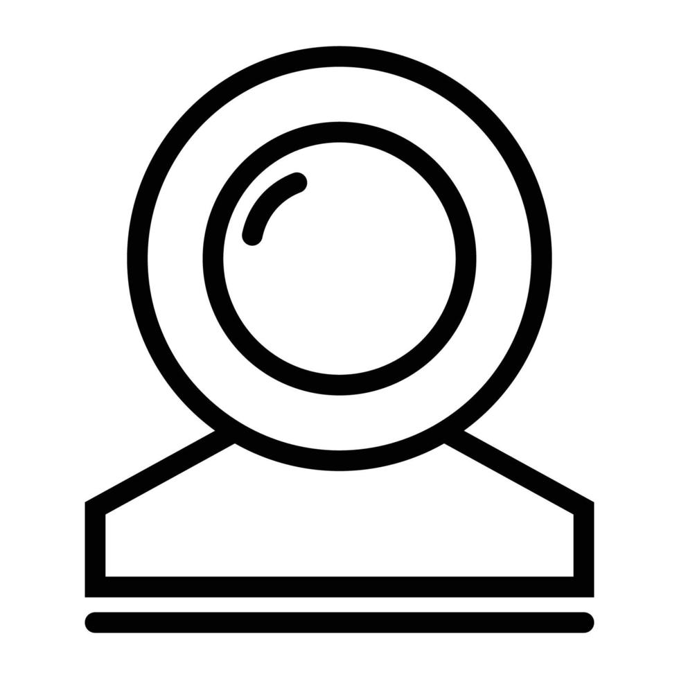 Webcam Icon Design vector