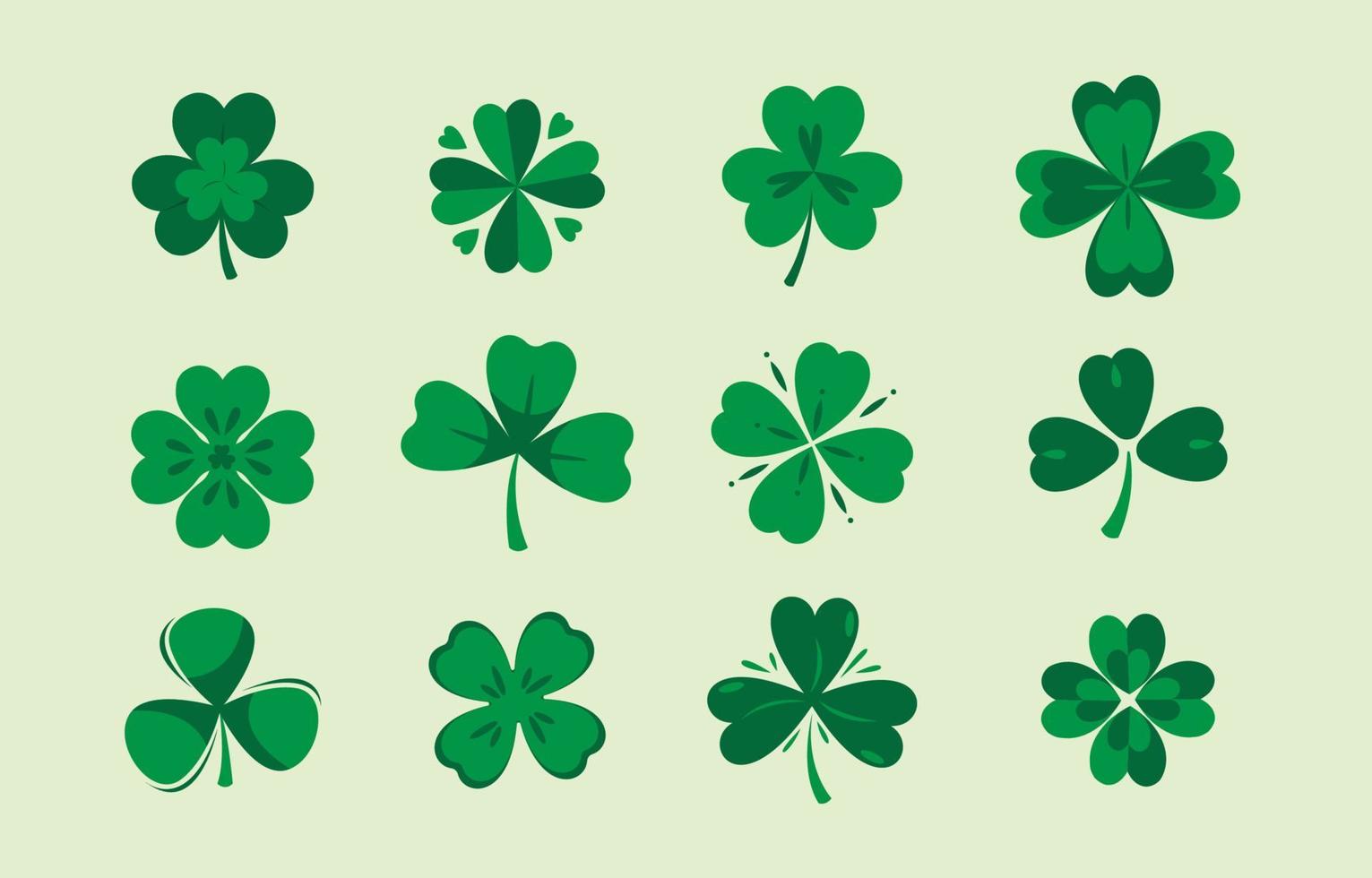 St. Patrick's Day Shamrock Icon vector