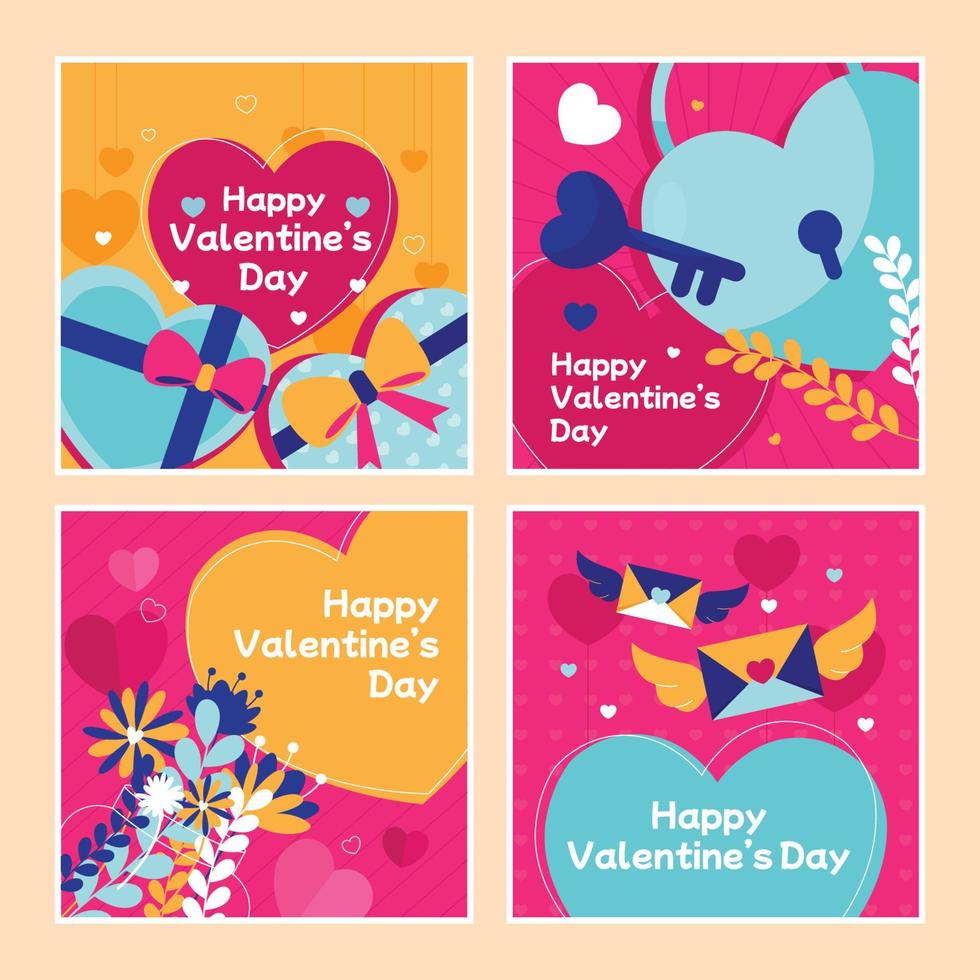 Happy Valentine's Day Card vector