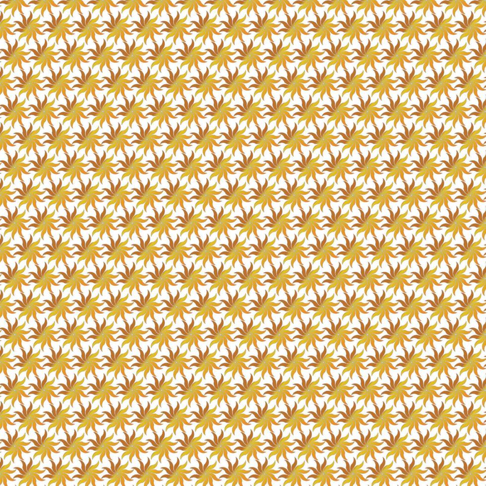 Geometric floral seamless patterns, Gold and white vector backgrounds. Simple illustrations