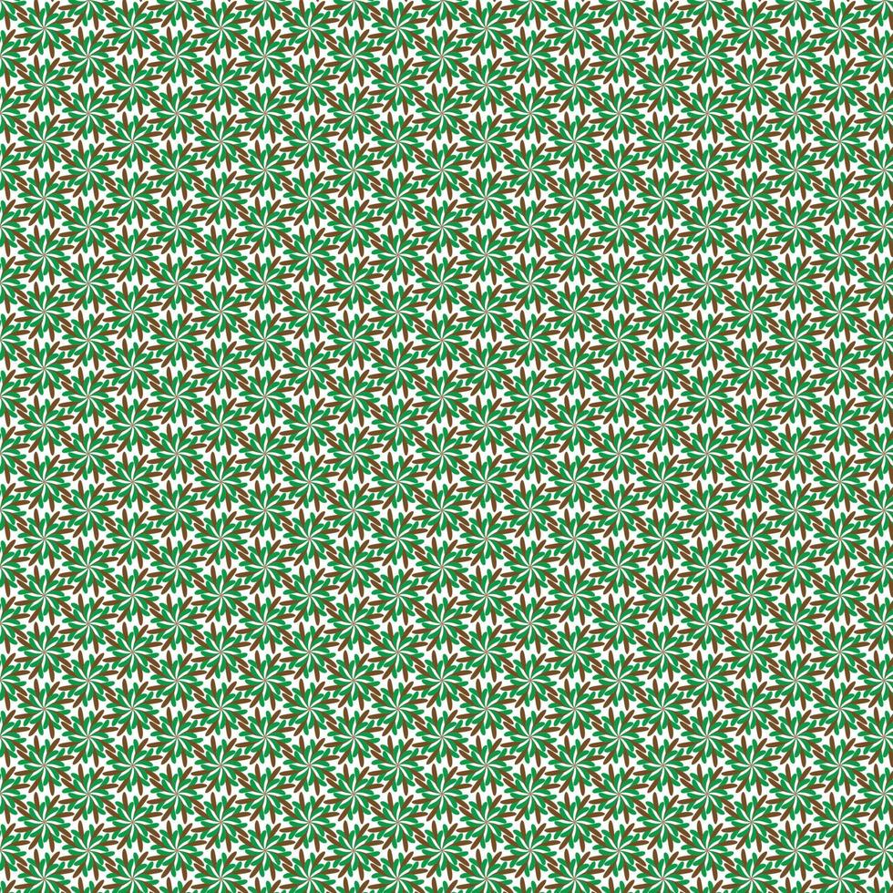 Geometric floral seamless patterns vector