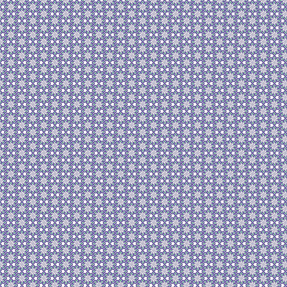 Geometric floral seamless patterns vector