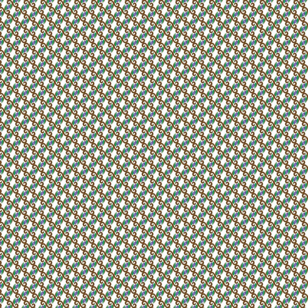 Geometric floral seamless patterns vector