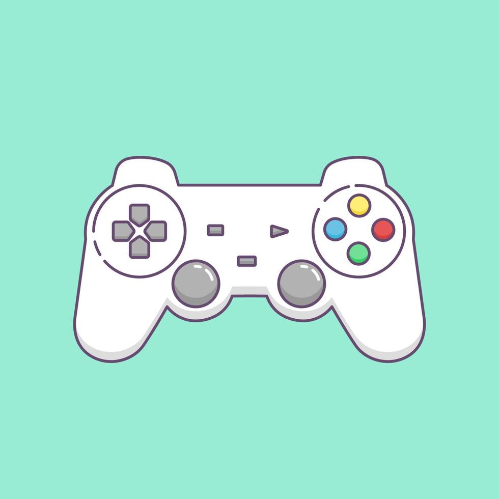 Ilustración de vector de icono de juego de joystick