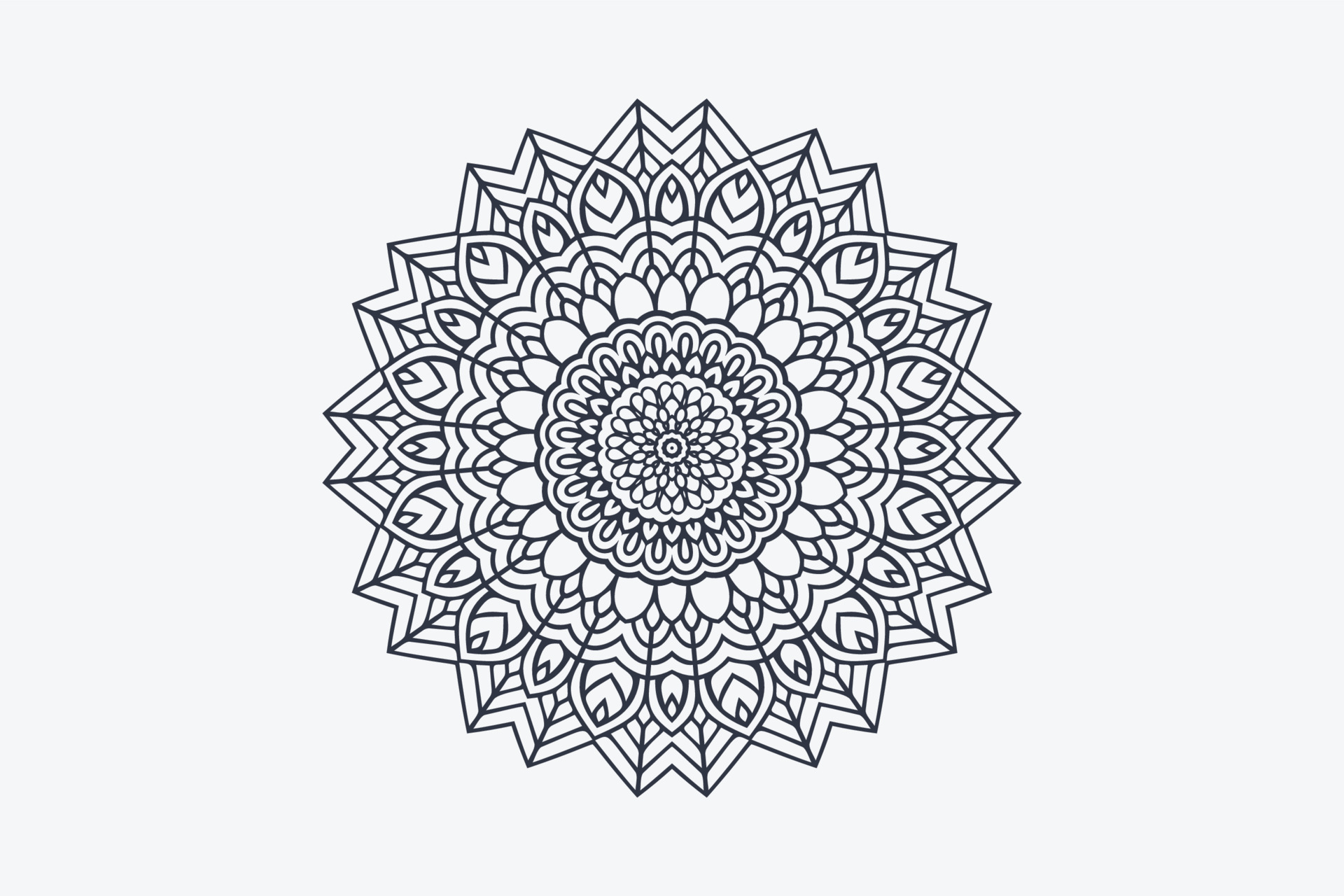 Ornamental mandala background with black and white pattern. Black and white  mandala vector. Decoration of black and white mandalas pattern for coloring  books. Decorative Arab-style mandala pattern. 4813825 Vector Art at Vecteezy