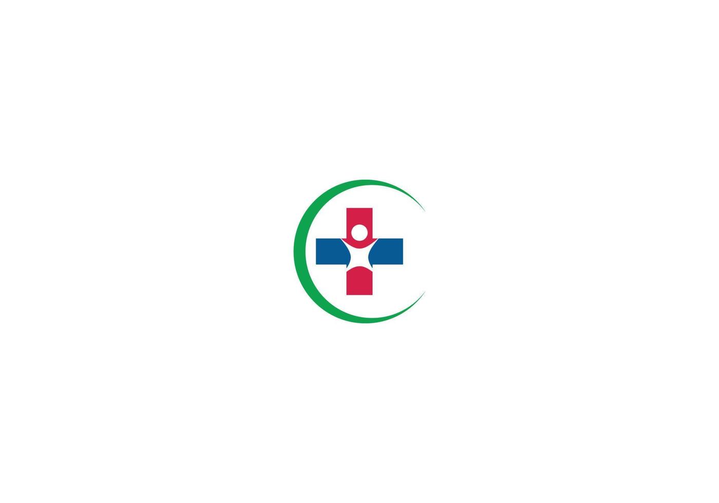 Bonita plantilla de logotipo médico y sanitario vector