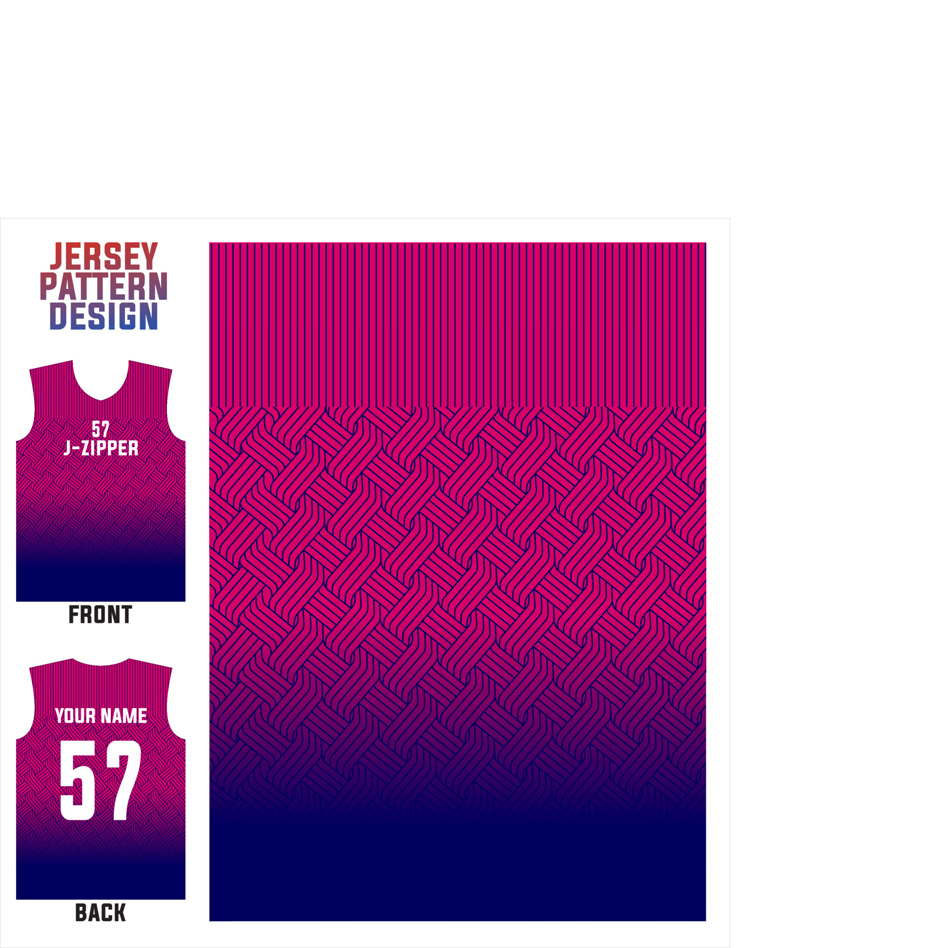 Abstract concept vector jersey pattern template for printing or sublimation  sports uniforms football vo…
