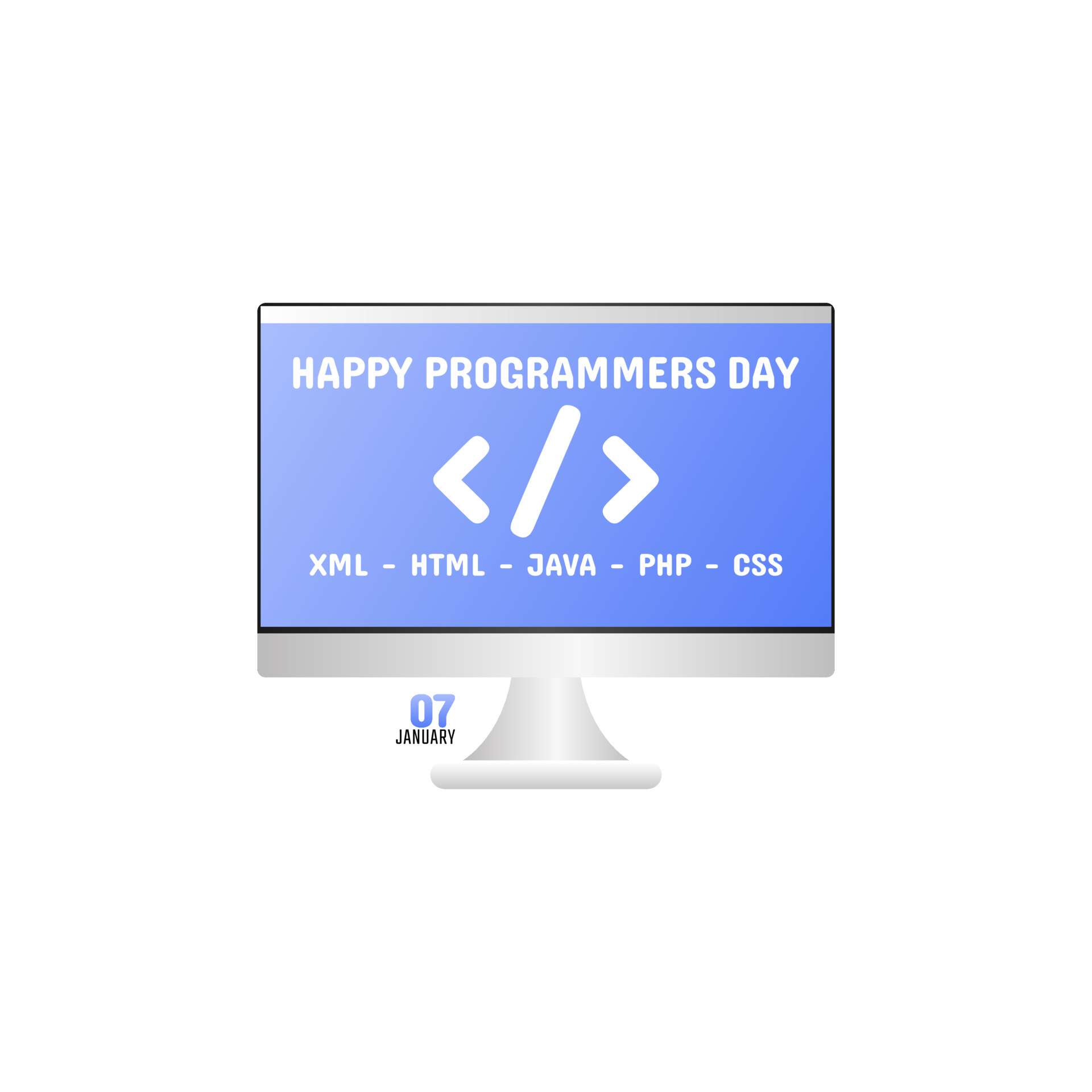 vector graphic of happy programmers day good for happy programmers day