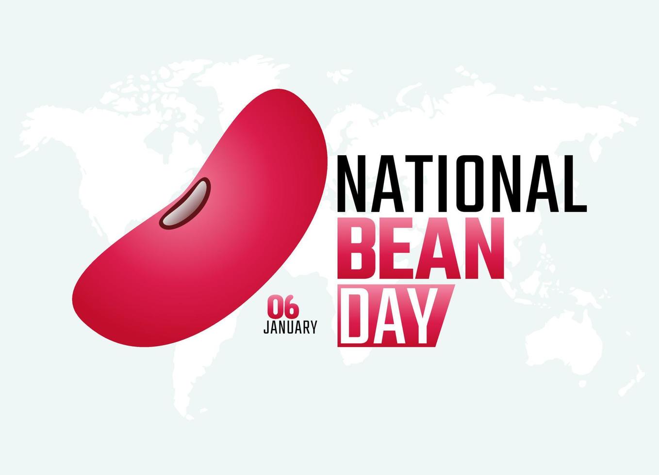 vector graphic of national bean day good for national bean day celebration. flat design. flyer