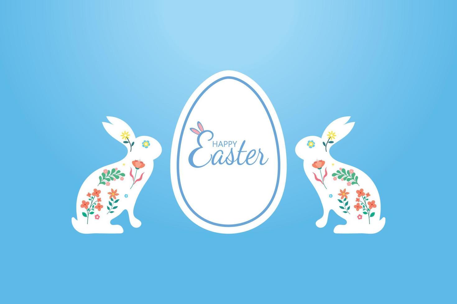 Easter day background vector illustration.Usable for Banners, posters, cover design template, social media template.