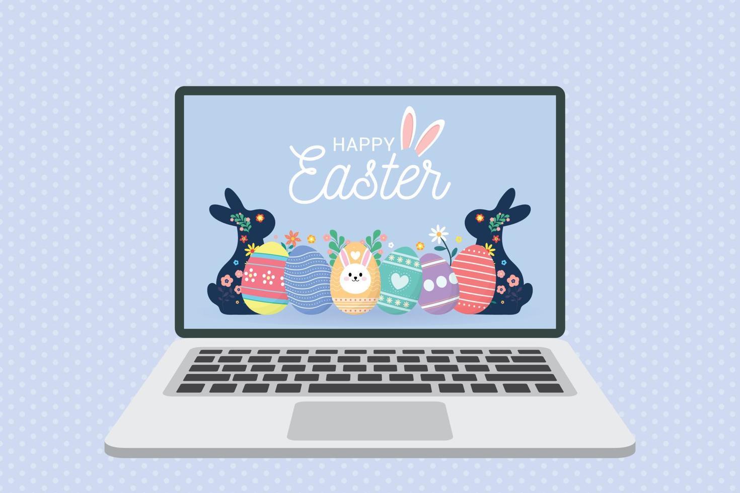 Easter day background vector illustration.Usable for Banners, posters, cover design template, social media template.