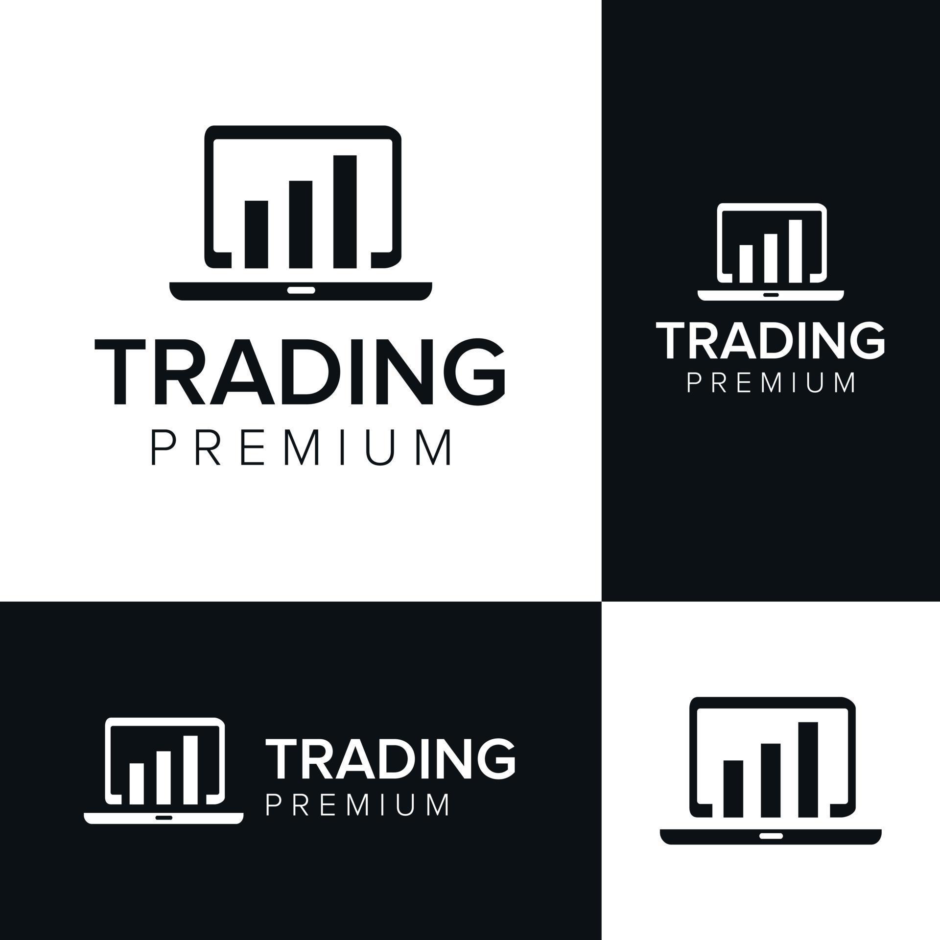trading logo icon vector template 4814726 Vector Art at Vecteezy