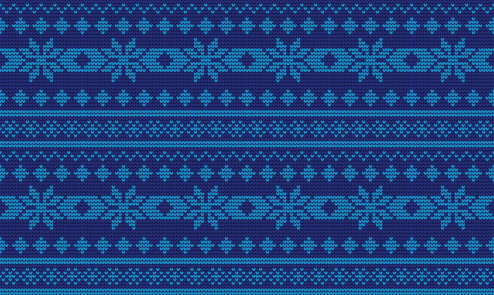 Seamless knitting pattern vector