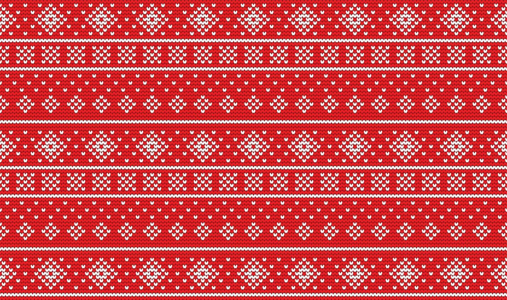 Seamless knitting pattern vector
