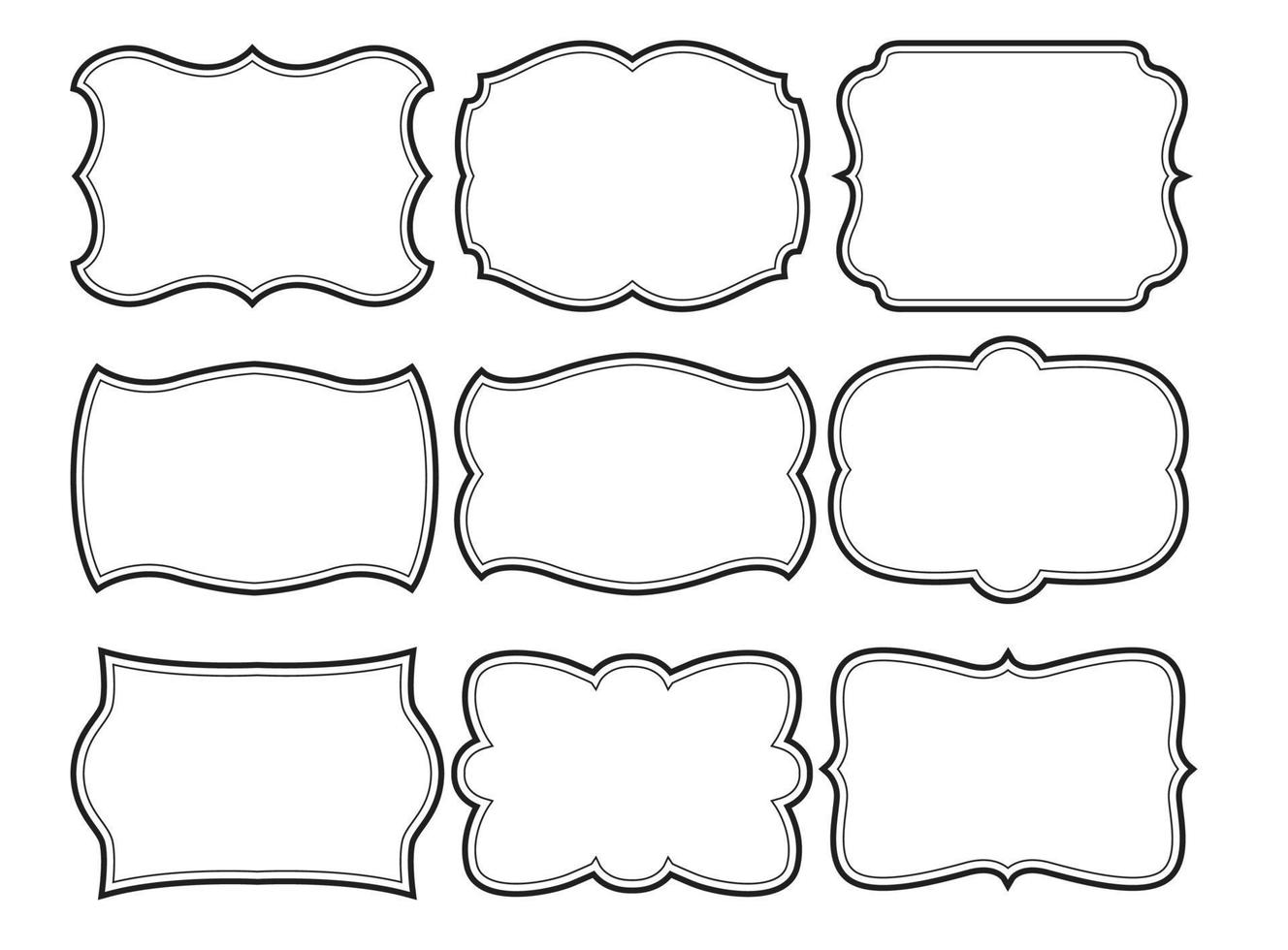 Set of frames border design vintage 4815290 Vector Art at Vecteezy set-of-frames-border-design-vintage-4815290-vector-art-at-vecteezy