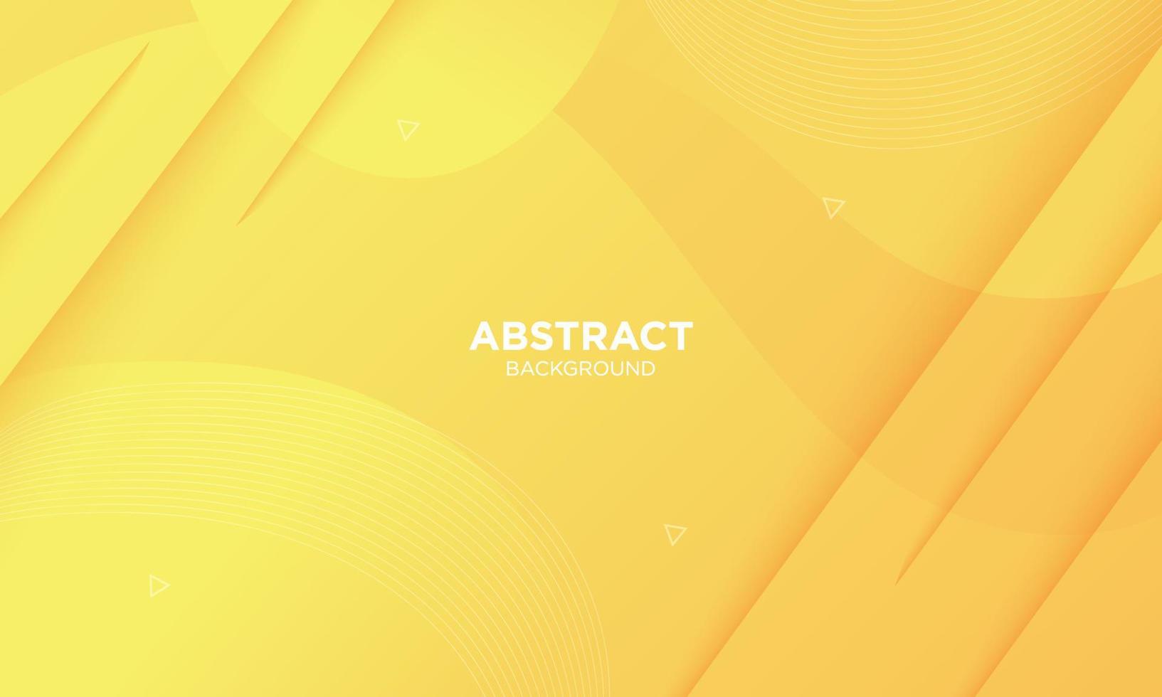Abstract Yellow Fluid Wave Background vector