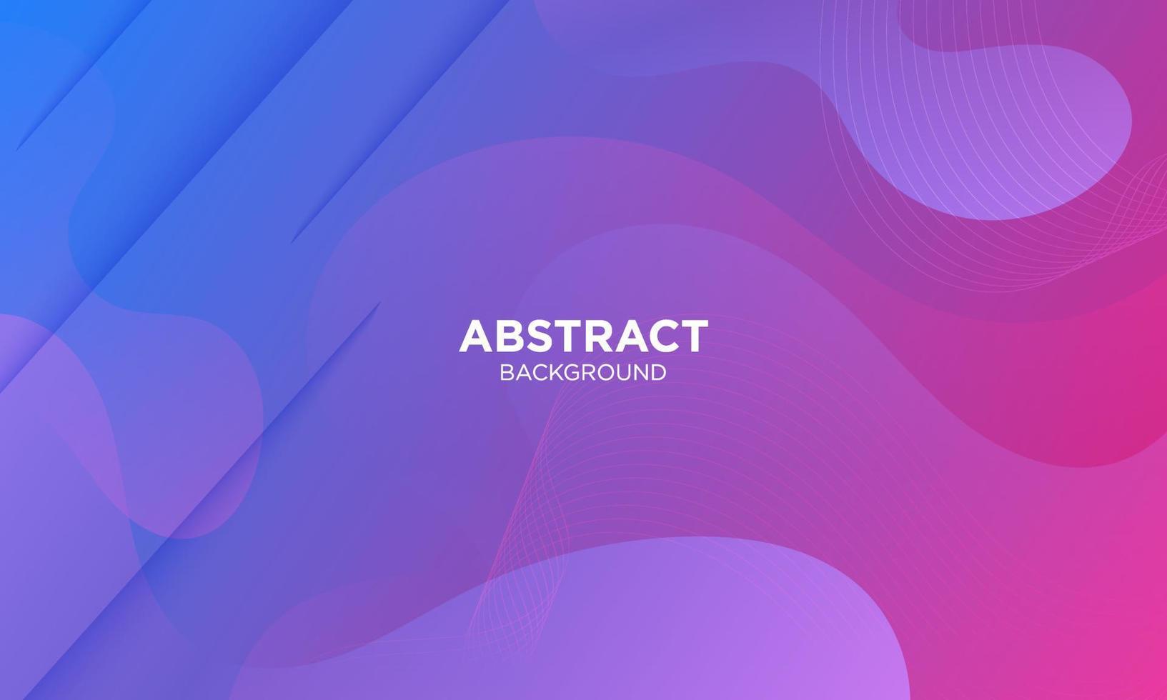 Abstract Purple Fluid Wave Background vector