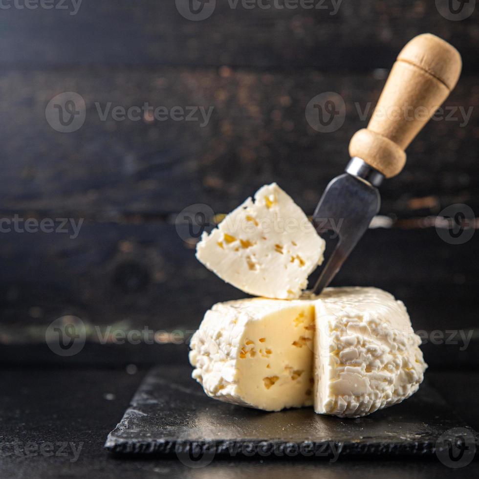 Ricotta romana soft cheese cow or goat milk healthy meal photo
