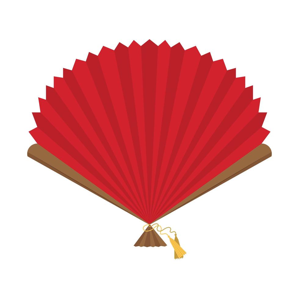 traditional chinese fan vector