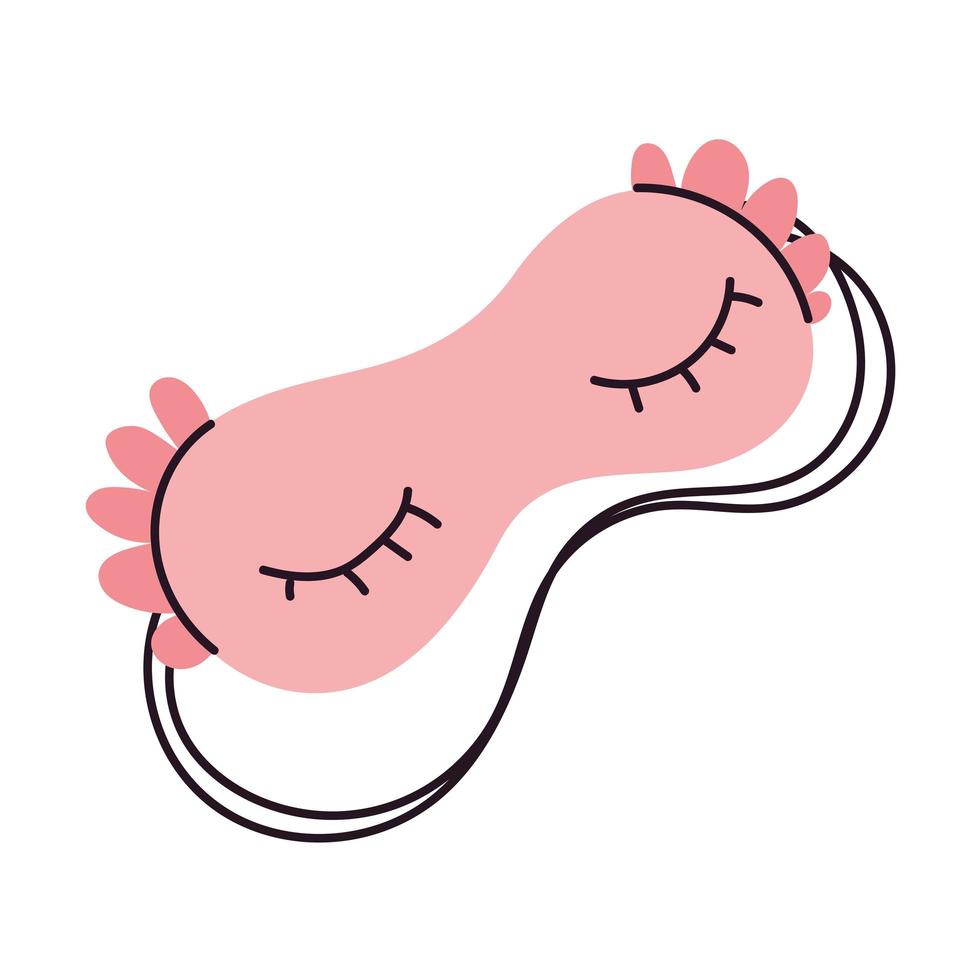 mask sleep eyes vector