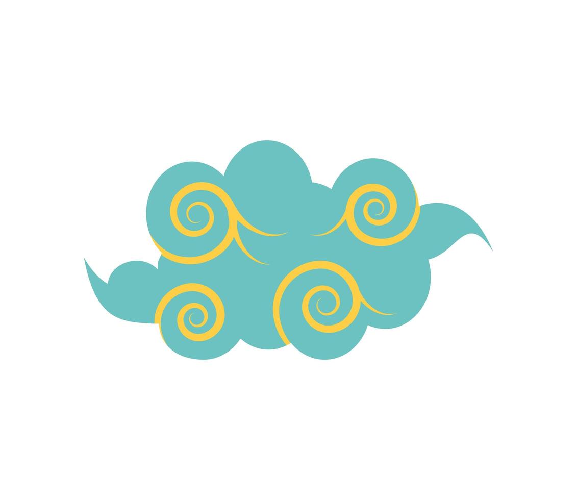 chinese cloud cartoon vector