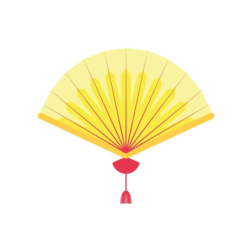 chinese fan accessory vector