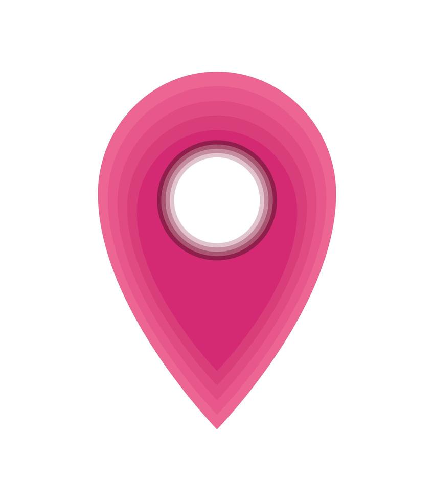 gps navigation pin vector