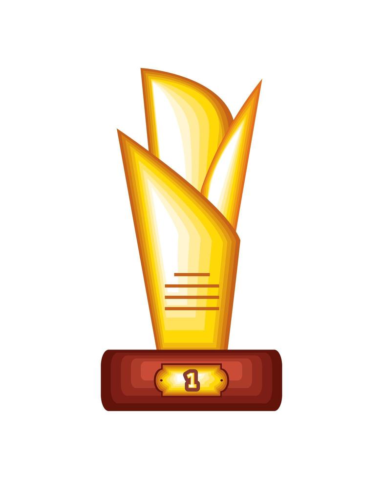 golden award champion vector