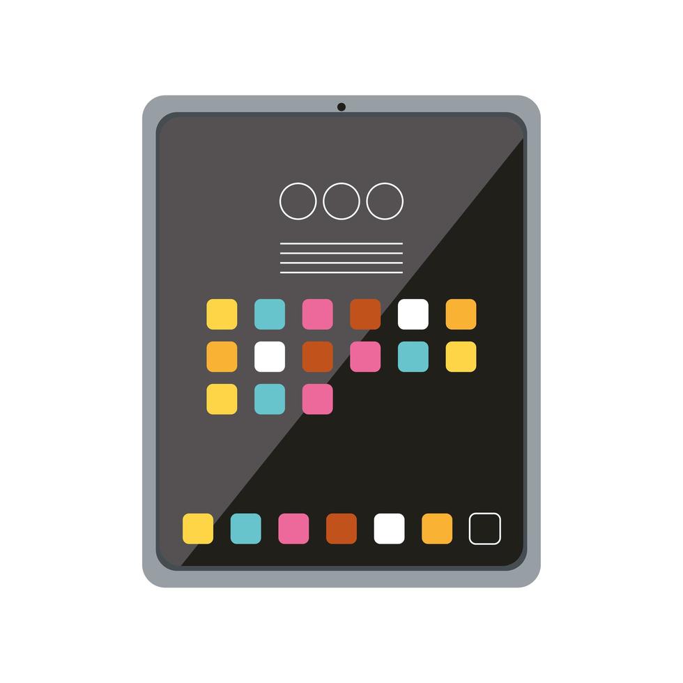 tablet computer device vector