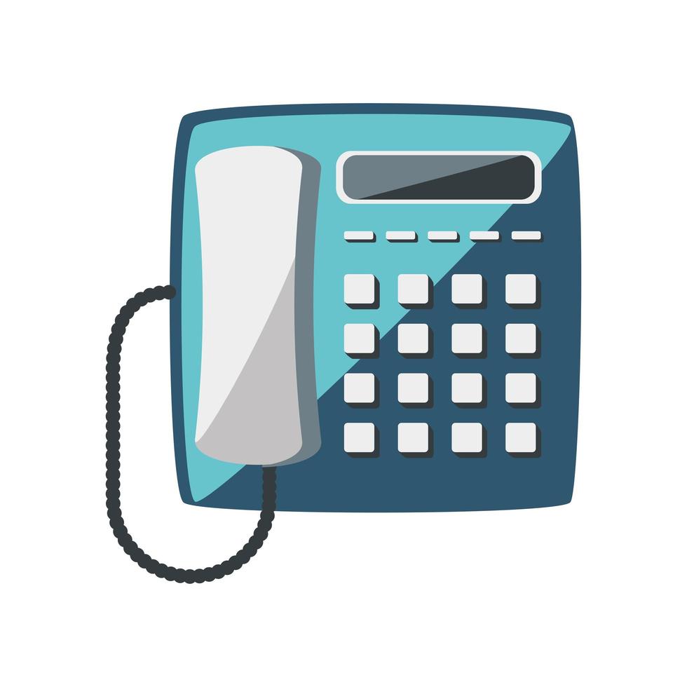 telephone device icon vector