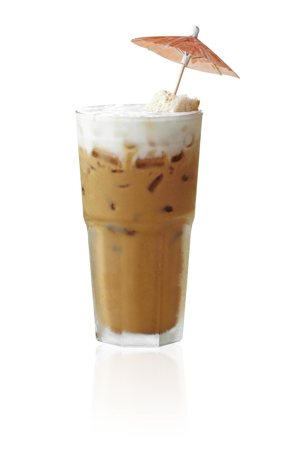 Iced Coffee in glass on white background 4817333 Stock Photo at Vecteezy