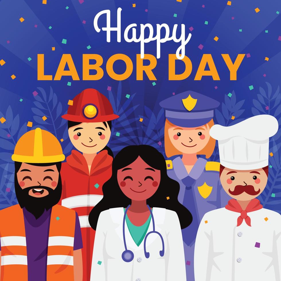 Happy Labor Day vector