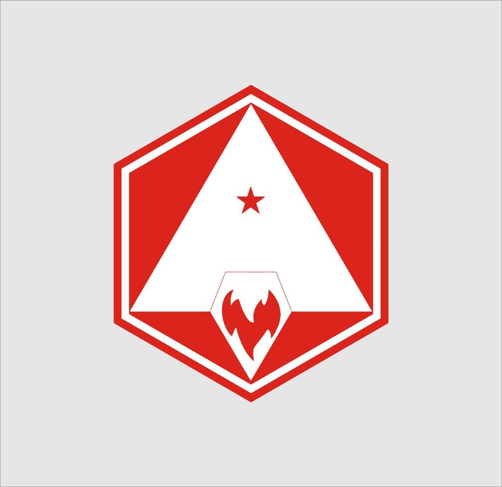 vector logo letter a with rocket turbo go in space