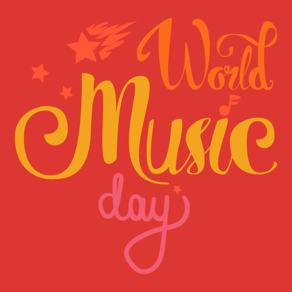 World Music Day vector