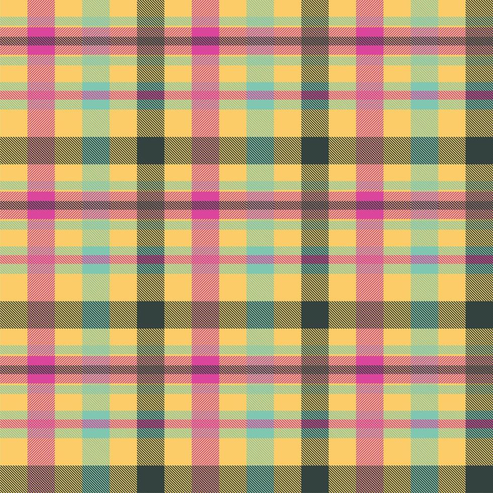 Tartan color seamless vector pattern