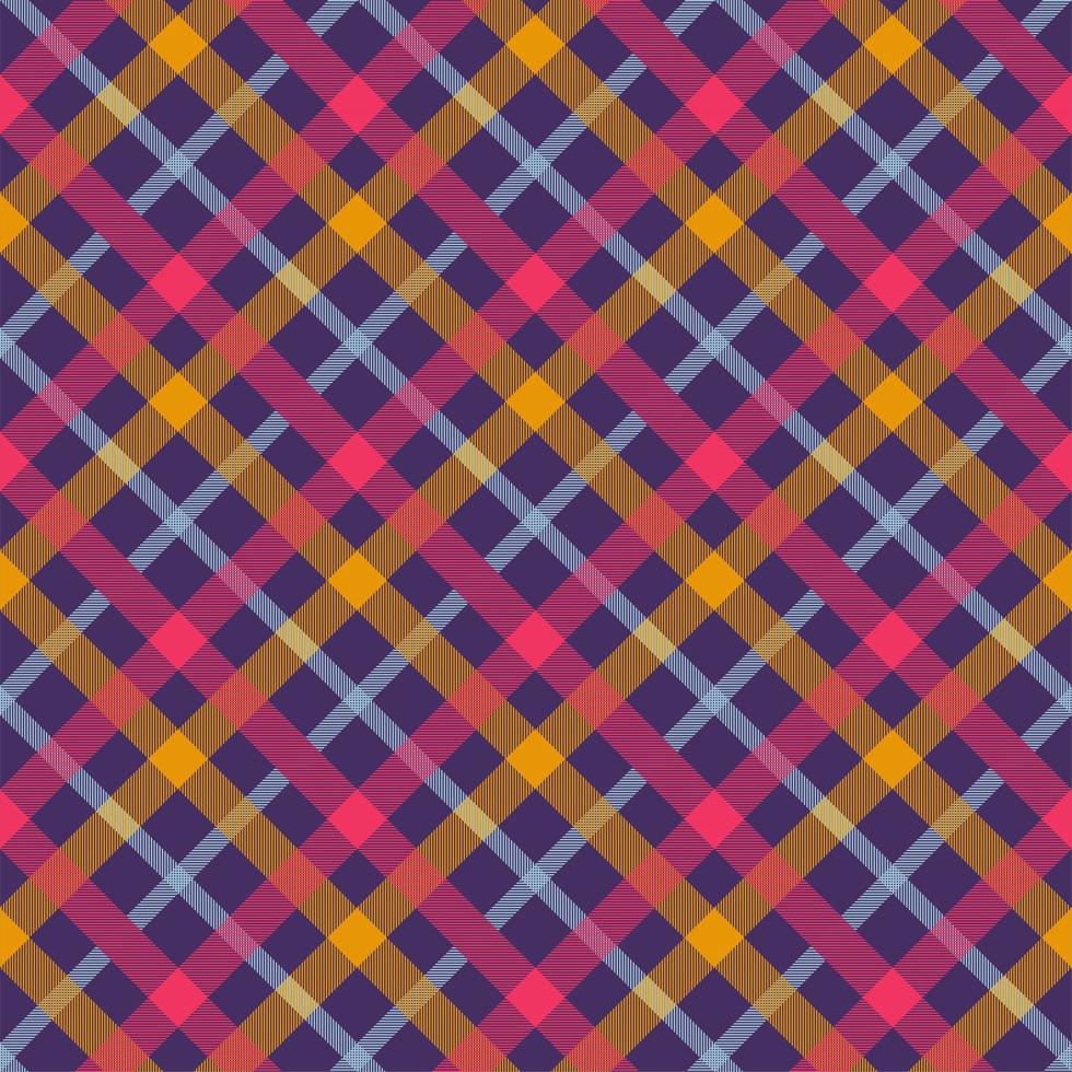 Flannel color seamless vector pattern