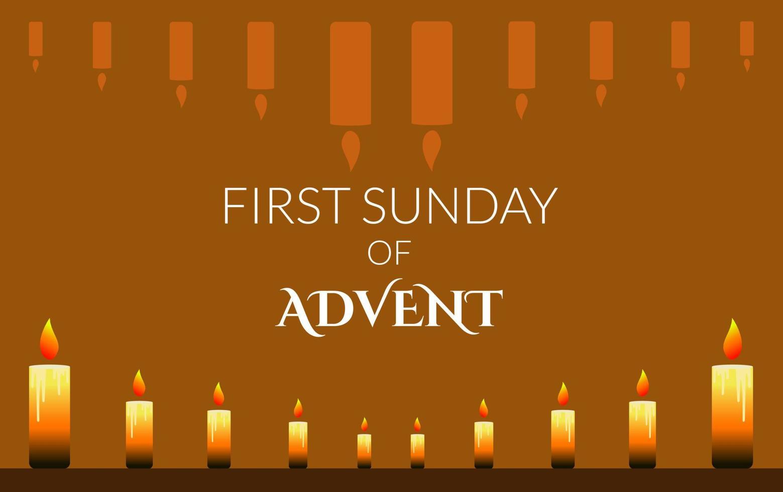 first sunday of Advent. it is suitable for background, banner, poster