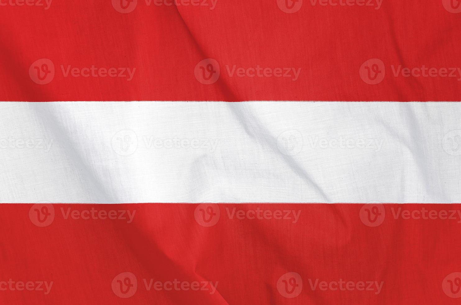 Fabric Flag of Austria photo