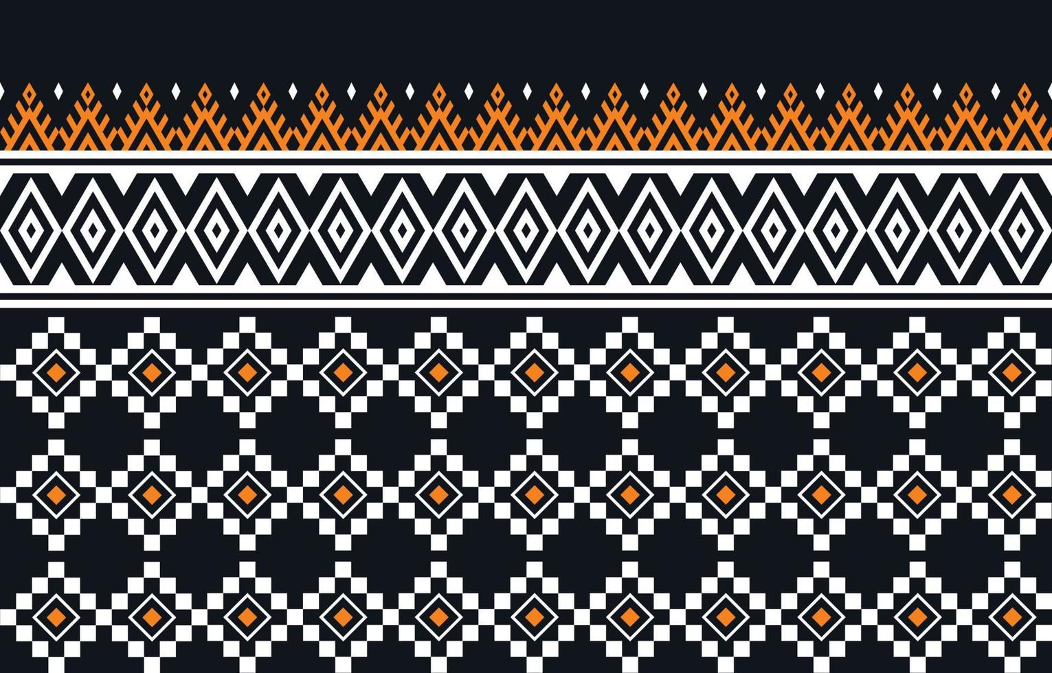 Seamless geometric ethnic pattern Abstract background design for Print, wallpaper, fabric, textile vector illustration