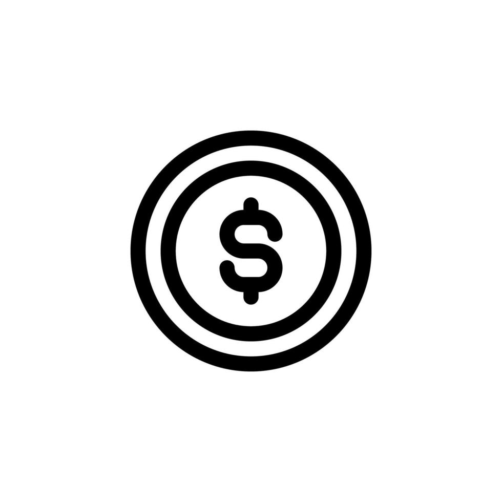 coin icon design vector symbol payment, currency, money, dollar