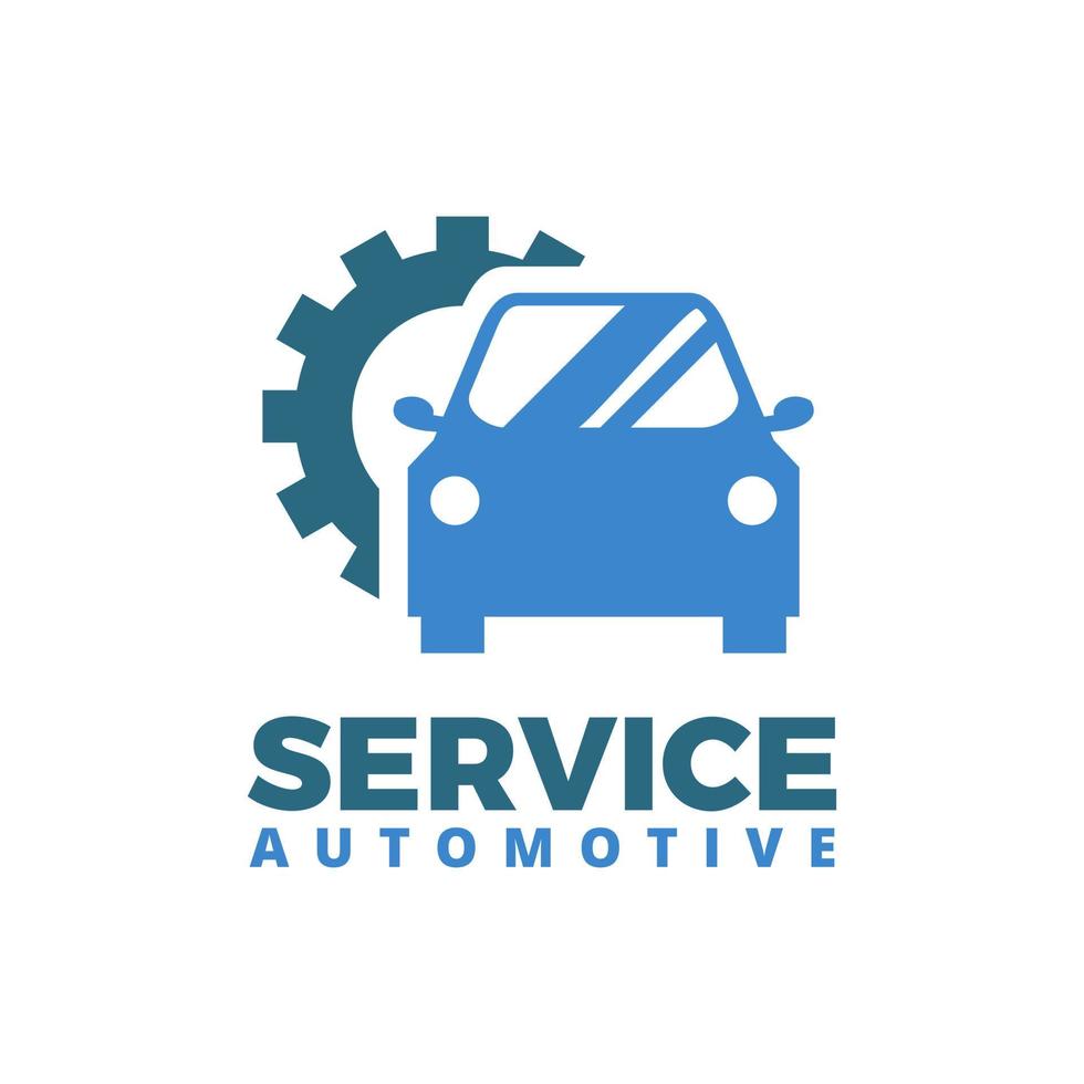 logotipo de automóvil y vehículo para sus necesidades, como tienda de automóviles, tienda de servicios, reparación de automóviles vector