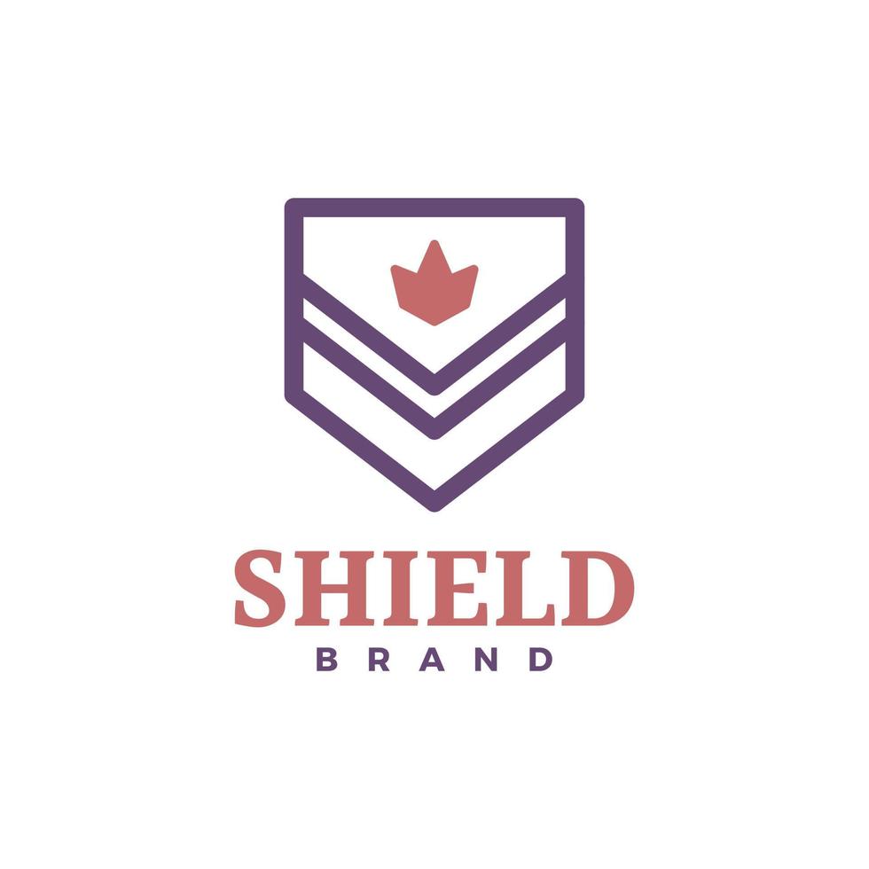 Shield logo template for your security, guard, safe, protect business, etc vector