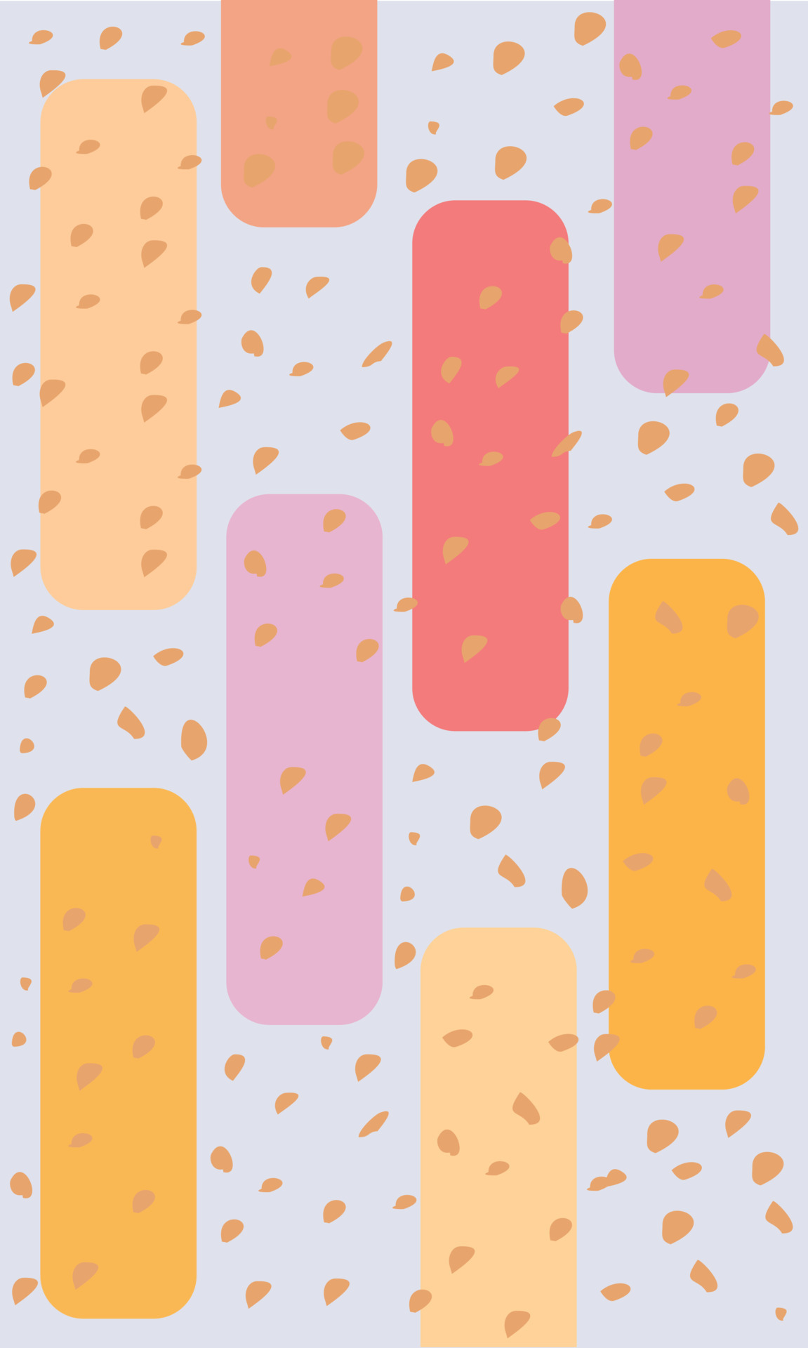 orange girly backgrounds